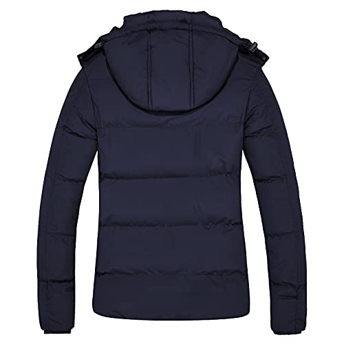 FARVALUE Women's Winter Coat Thicken Puffer Jacket Warm Bubble Coat with Removable Hood